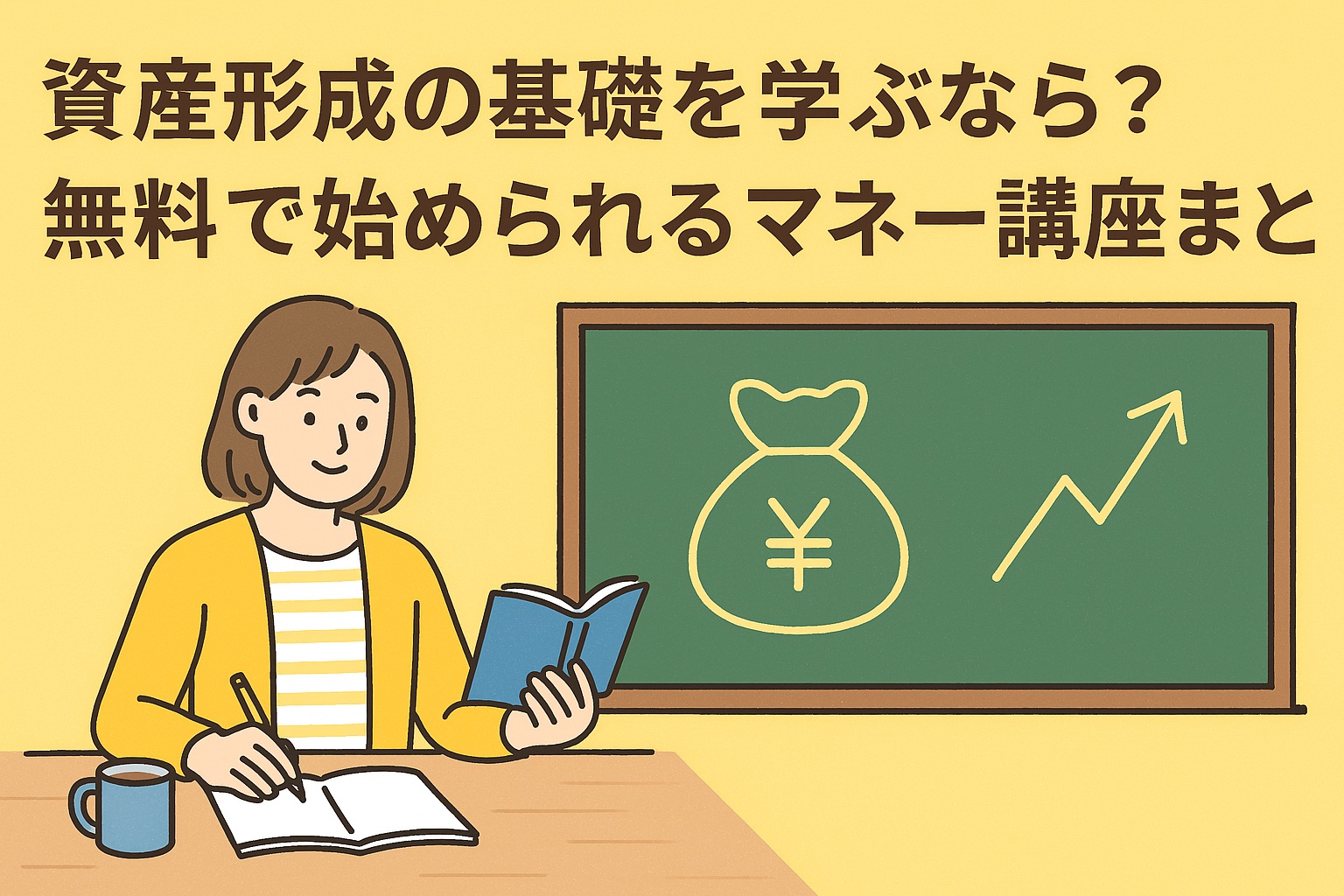 資産形成の基礎を学ぶなら？無料で始められるマネー講座まとめ【50代からでも遅くない】