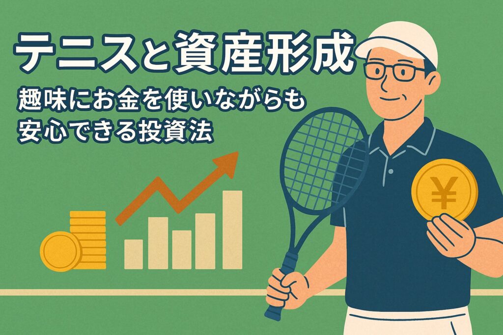 テニスと資産形成｜趣味にお金を使いながらも安心できる投資法【50代向け】