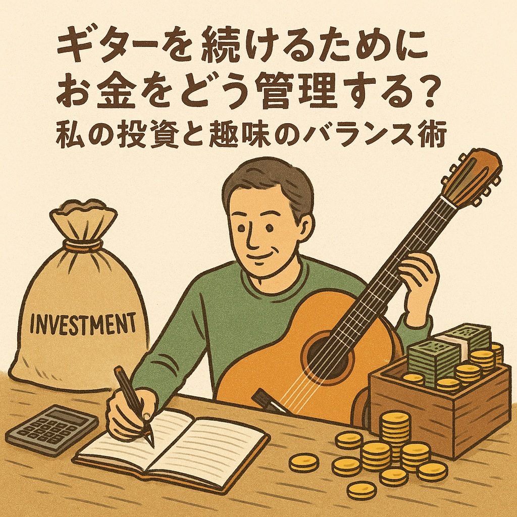 ギターを続けるためのお金管理術｜50代からの投資と趣味のバランス術