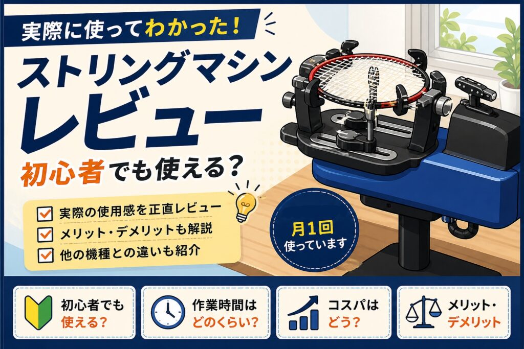 ハンズウィンテニスS-60レビュー｜初心者でも使える？実際に使った感想